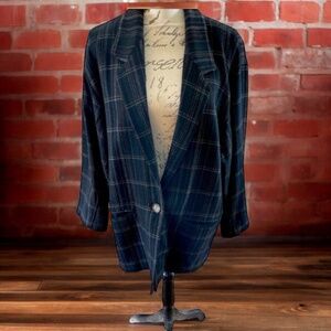 Vintage Adolfo International Tweed Blazer Size 12